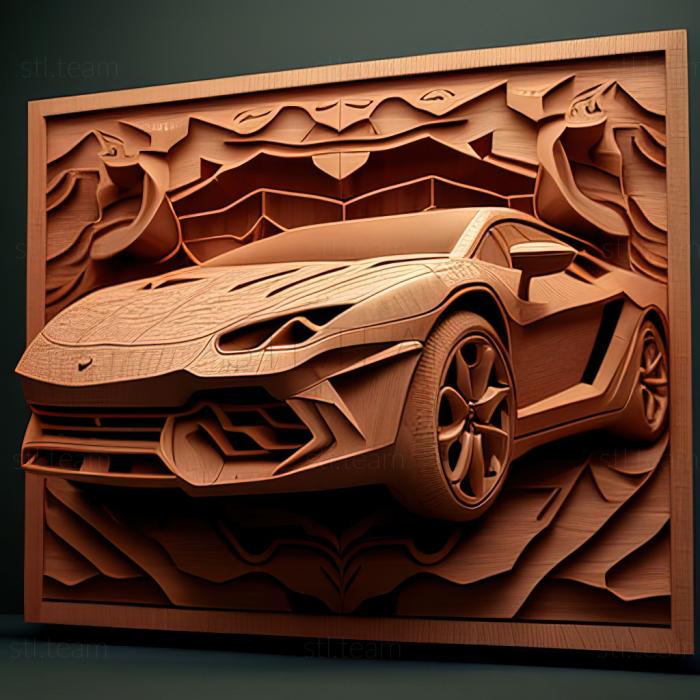 3D модель Lamborghini Estoque (STL)